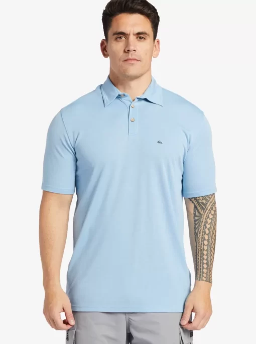 Mens Quiksilver Shirts & Polos | Waterman Waterpolo Short Sleeve Polo Shirt