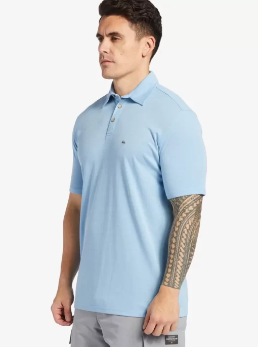 Mens Quiksilver Shirts & Polos | Waterman Waterpolo Short Sleeve Polo Shirt