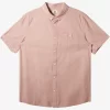 Mens Quiksilver Shirts & Polos | Winfall Short Sleeve Shirt