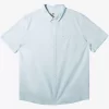 Mens Quiksilver Shirts & Polos | Winfall Short Sleeve Shirt