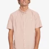 Mens Quiksilver Shirts & Polos | Winfall Short Sleeve Shirt