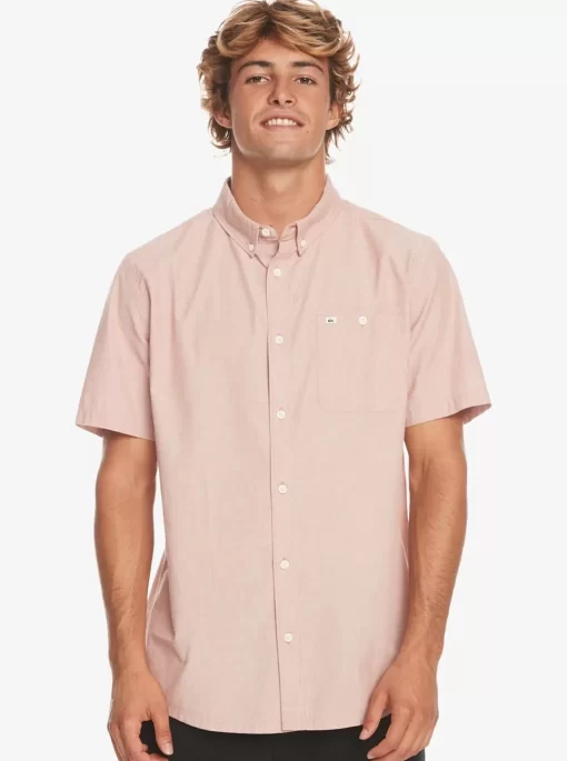 Mens Quiksilver Shirts & Polos | Winfall Short Sleeve Shirt