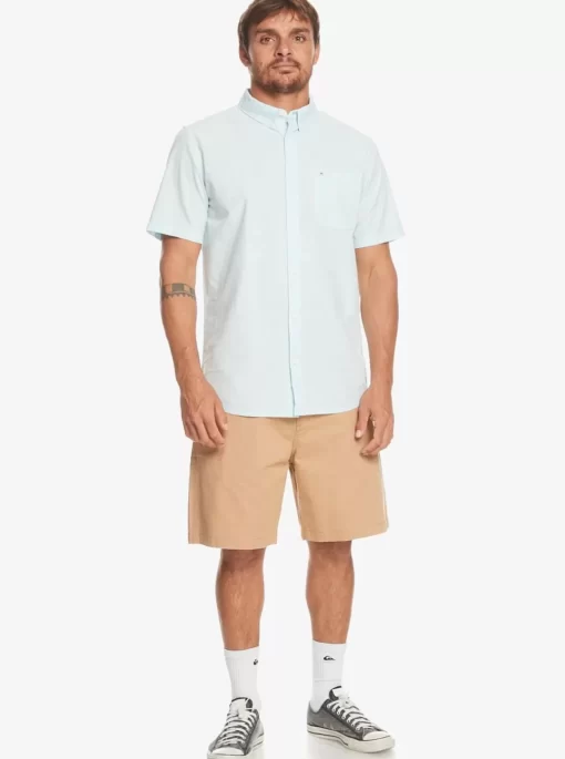 Mens Quiksilver Shirts & Polos | Winfall Short Sleeve Shirt