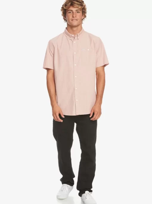 Mens Quiksilver Shirts & Polos | Winfall Short Sleeve Shirt